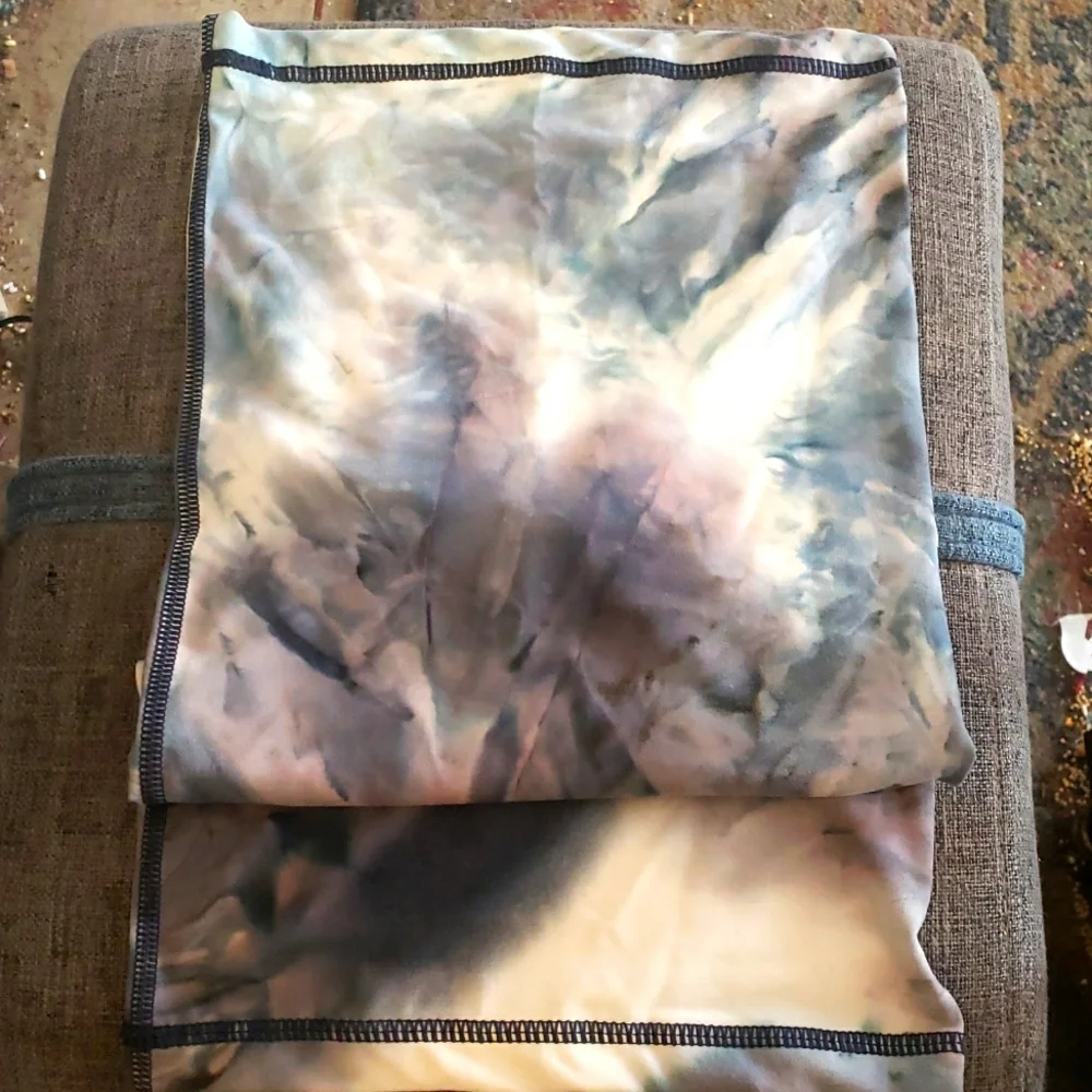 Saitag Blue Tie Dye Sun Dust Protection Neck Gaiter